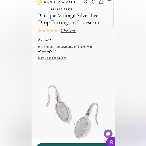 Kendra Scott Earrings - Vintage Baroque Lee - Picture 3 of 3